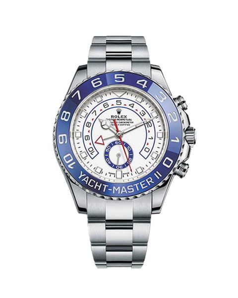 Rolex Yacht-Master II 44mm 116680 Stainless Steel Mercedes Hand White Dial - Like New 2022