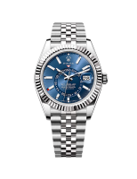 Rolex Sky-Dweller White Gold/Steel Bright Blue Index Dial Jubilee Bracelet 336934 - BRAND NEW 2025