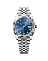 Rolex Datejust 41mm 126334 Blue with diamond Jubilee - Brand New 2025