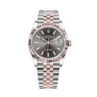 Rolex Datejust 36mm 126231 Steel/Rose Grey dial Jubilee - Like New 2022