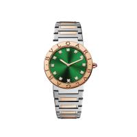 Bvlgari Bvlgari 33mm 103202 Green Dial Steel/Rose Gold - Like New 2024