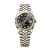 Rolex Datejust 36mm 126233 Balck with diamonds dial Steel/Yellow Gold Jubilee - Brand New 2025