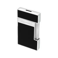 S.T. Dupont Slimmy Silver & Siyah Lacquer Çakmak 28221 - Brand New 2025