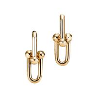 Tiffany HardWear Large Link Earrings in Yellow Gold - Like New 2025