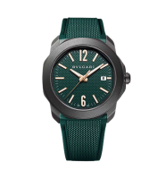 Bvlgari Octo Watch 42mm 103925 Green Dial DLC/Steel Case - Brand New 2026